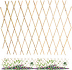 jollybower 48x72 inch expandable bamboo trellis, garden lattice, main product view