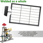 twhep heavy duty metal plant stand, 5 tiers on a desk or shelf