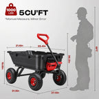 autodaya garden dump cart wagon 1000 lbs, heavy, view 10