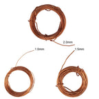 Bonsai Tool Set, 30M Aluminium Bonsai Training Wire Line 3-Sizes(1.0mm/1.5mm/2.0mm) and 20 Pcs Flower Pot Hole Mesh Pad (4.5cm/1.8 inches) for Outdoor Plant Pot & DIY Hanging Art Crafts