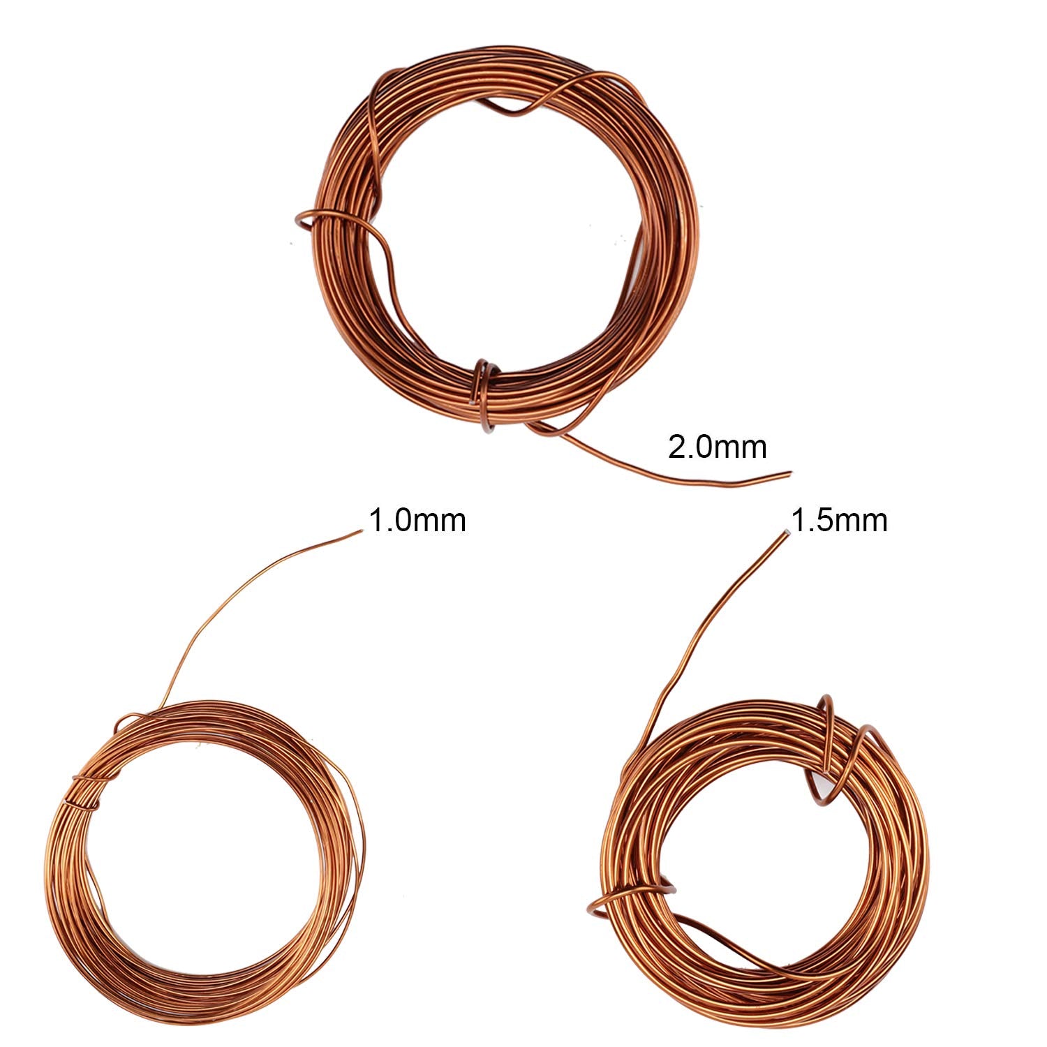 Bonsai Tool Set, 30M Aluminium Bonsai Training Wire Line 3-Sizes(1.0mm/1.5mm/2.0mm) and 20 Pcs Flower Pot Hole Mesh Pad (4.5cm/1.8 inches) for Outdoor Plant Pot & DIY Hanging Art Crafts