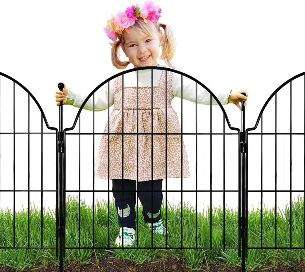 6 panels no dig decorative garden fence for, main product view