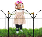 6 panels no dig decorative garden fence for, main product view