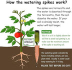 Plant Watering Devices 4 Pack Terracotta Vacation Plant Waterer Wine Bottle Watering Stakes Slow Release Plant Watering Spikes Perfect Self Watering Devices for Indoor Outdoor Plants (4)