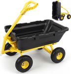 sekey garden dump cart, 1000 lb capacity, quick-release, main product view