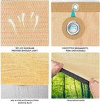 90% Shade Cloth Sun Shade Fabric Privacy Screen Shade Cover for Patio Garden Pergola Shade Cover Canopy with Gromments