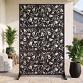 72" outdoor privacy screen, decorative metal privacy fence, main product view