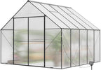 10x10 ft greenhouse for outdoors, heavy-duty polycarbonate greenhouse, main product view