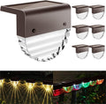 solar lights outdoor, solar deck lights, 6 pack, main product view