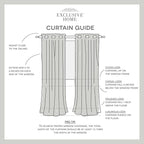 EXCLUSIVE HOME Cabana Solid Indoor/Outdoor Light Filtering Hook-and-Loop Tab Top Curtain Panel Pair, 54"x84", Teal