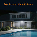 LEPOWER LED Motion Sensor Security Lights, 3 Head Motion Detected, 38W, 4200LM, Waterproof IP65, 5500K, Full Metal for Outdoor, Garage, Porch, Yard (Black)