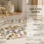 160 Pcs Mini Glitter Resin Ducks Non-Glow, 16 Colors Tiny Ducks to Hide Small Plastic Ducks Little Ducks for Fairy Garden Aquarium Micro Landscape Desk Decor DIY Crafts