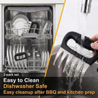 Meat Claws for Shredding, Bear Claws Meat Shredder, Stainless Steel Meat Shredder Claws for Pulled Pork, Chicken, Brisket, Turkey and Roasts, BBQ Smoker Grill Accessories, 2 Pack
