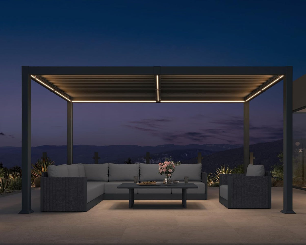purple leaf 92ks outdoor pergola 8' x 14', main product view