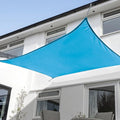 KANAGAWA 23'X24' Turquoise Mix Custom Size Sun Shade Sail Rectangle UV Block Canopy Cover for Patio Backyard Lawn Garden Outdoor (Customized Available)
