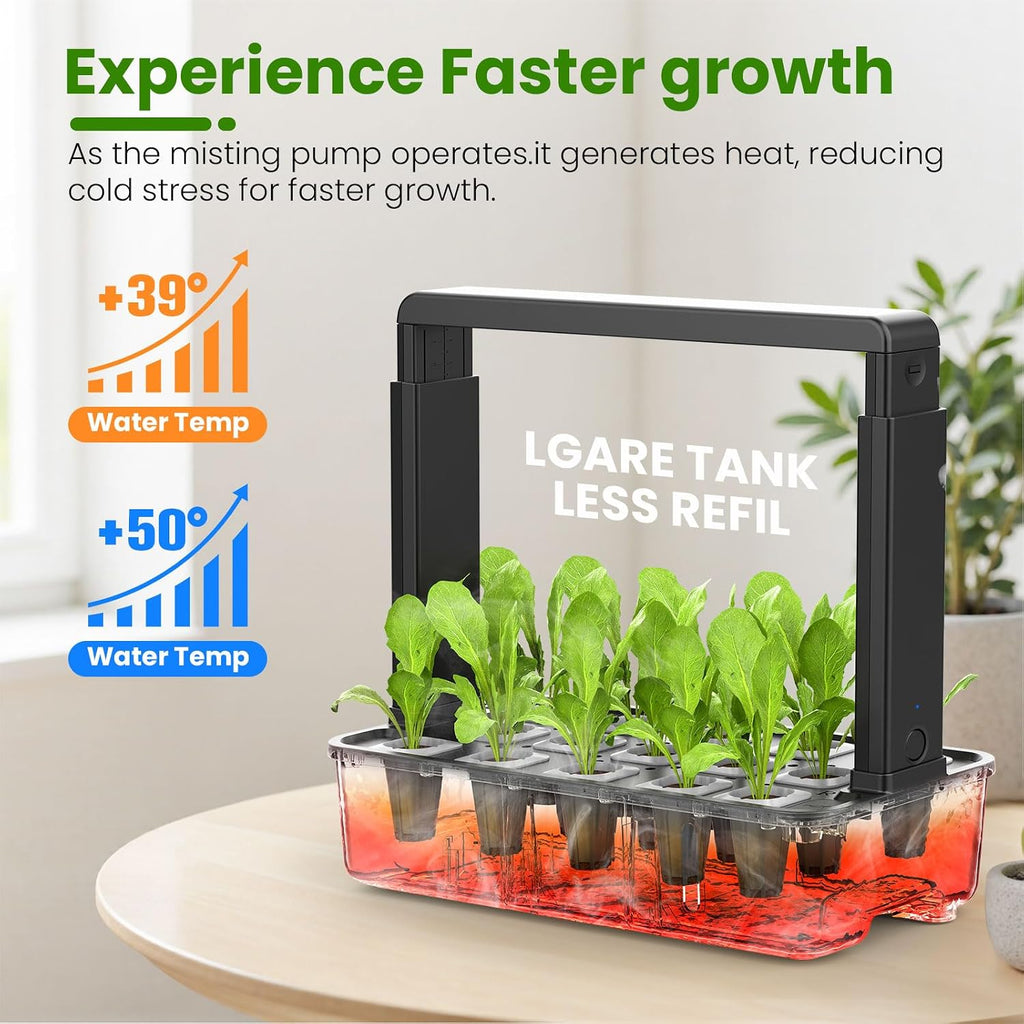 15 pods hydroponics growing system indoor garden with shown in use