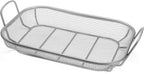 Outset 76359 Stainless Steel Grill Roasting Basket Silver