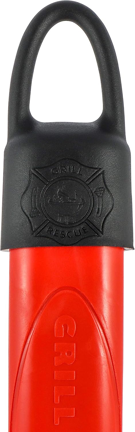 Grill Rescue BBQ Replaceable Scraper Cleaning Head, Bristle Free - Durable and Unique Scraper Tools for Cast Iron or Stainless-Steel Grates, Barbecue Cleaner (Hanger)