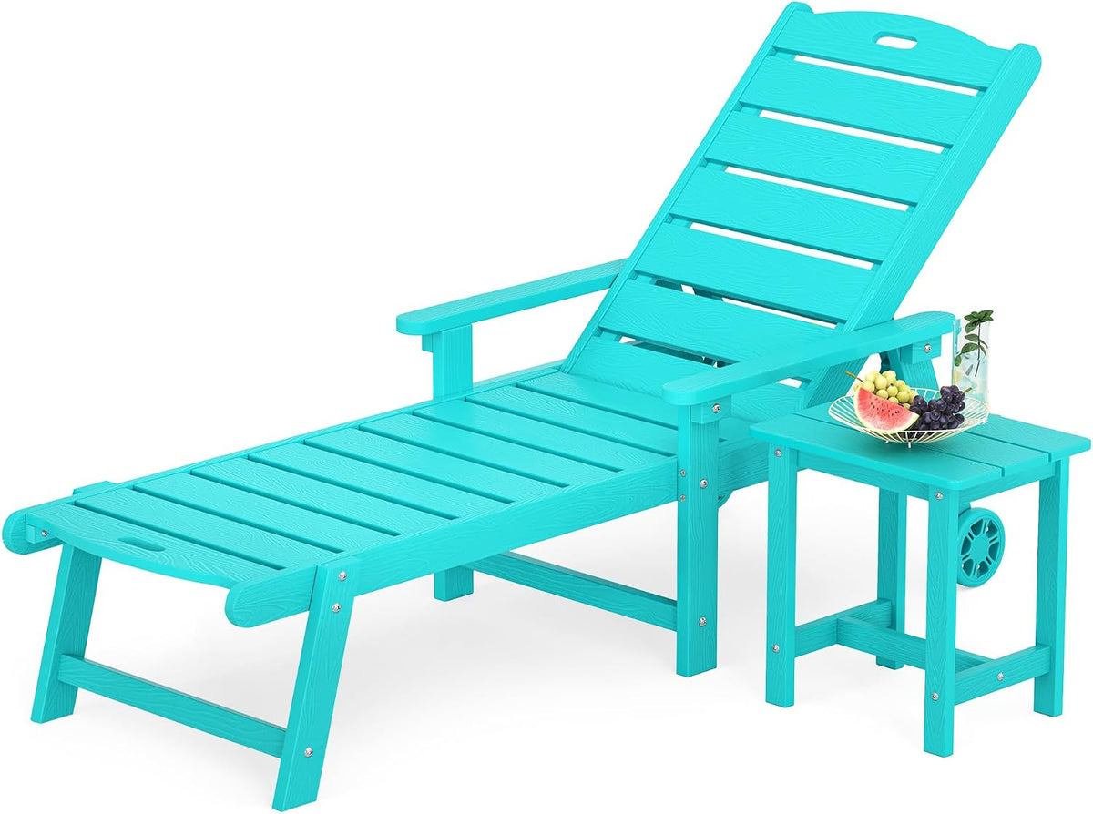 lue bona outdoor chaise lounge chair, 5‑position, 2-piece, main product view