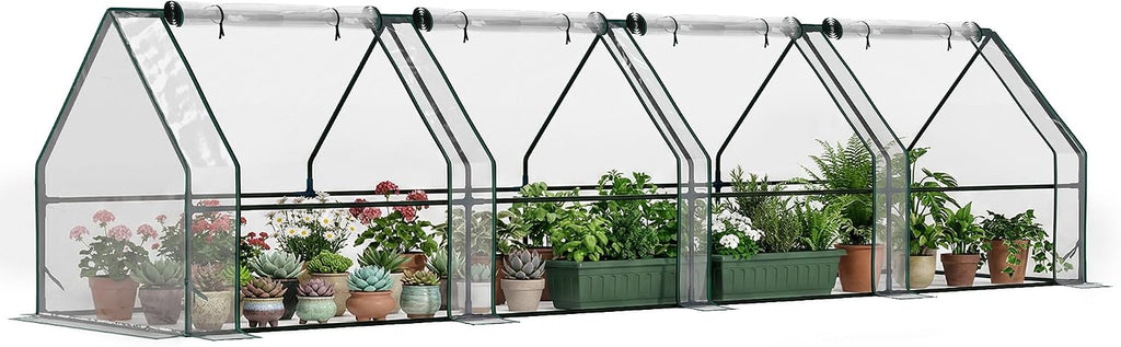 outsunny 12' x 3' x 3' mini greenhouse, main product view