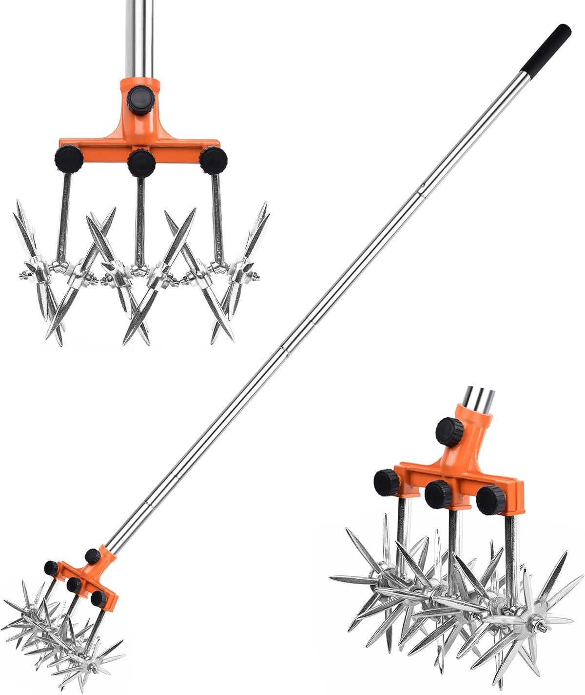 baraystus rotary cultivator garden rotary tiller adjustable stainless, main product view