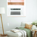 hisense 10,000 btu window air conditioner, wi-fi smart, close-up detail