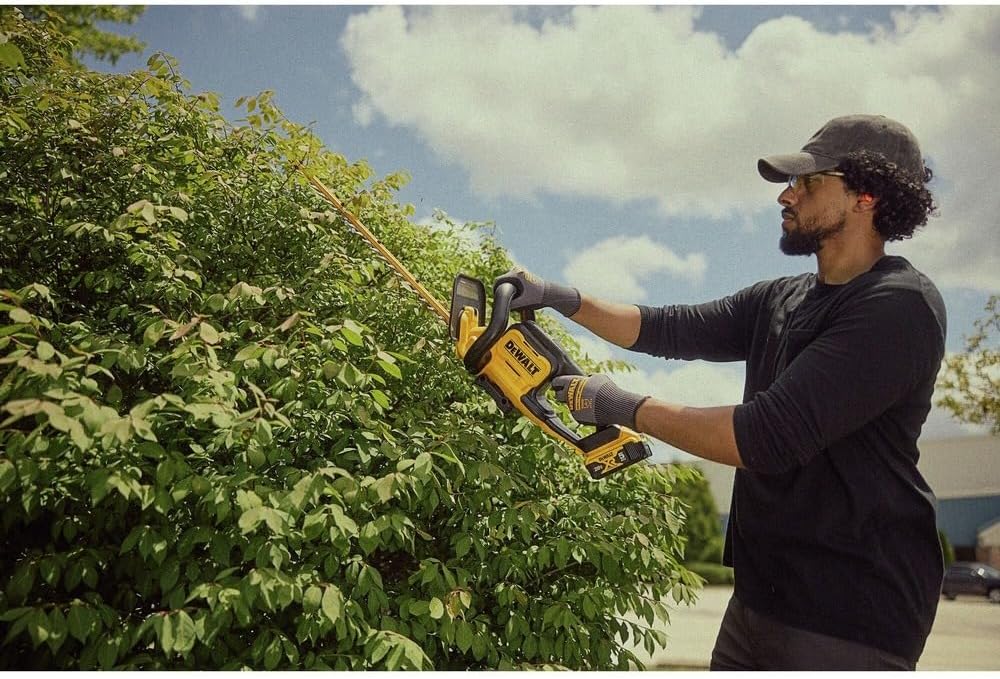 DEWALT 20V MAX 22" Cordless Hedge Trimmer, Bare Tool Only (DCHT821B)