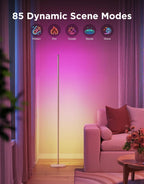 govee rgbic floor lamp basic, 1000lm led corner, package contents