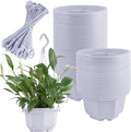 auear, 50 pack plastic plant hangers hanging flower, main product view