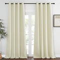 NICETOWN Bedroom Curtain Room Darkening Drapery 102 inches Length - Home Fashion Thermal Insulated Grommet Room Darkening Curtain for Living Room (Beige, 1 Panel, 52 x 102 inches)