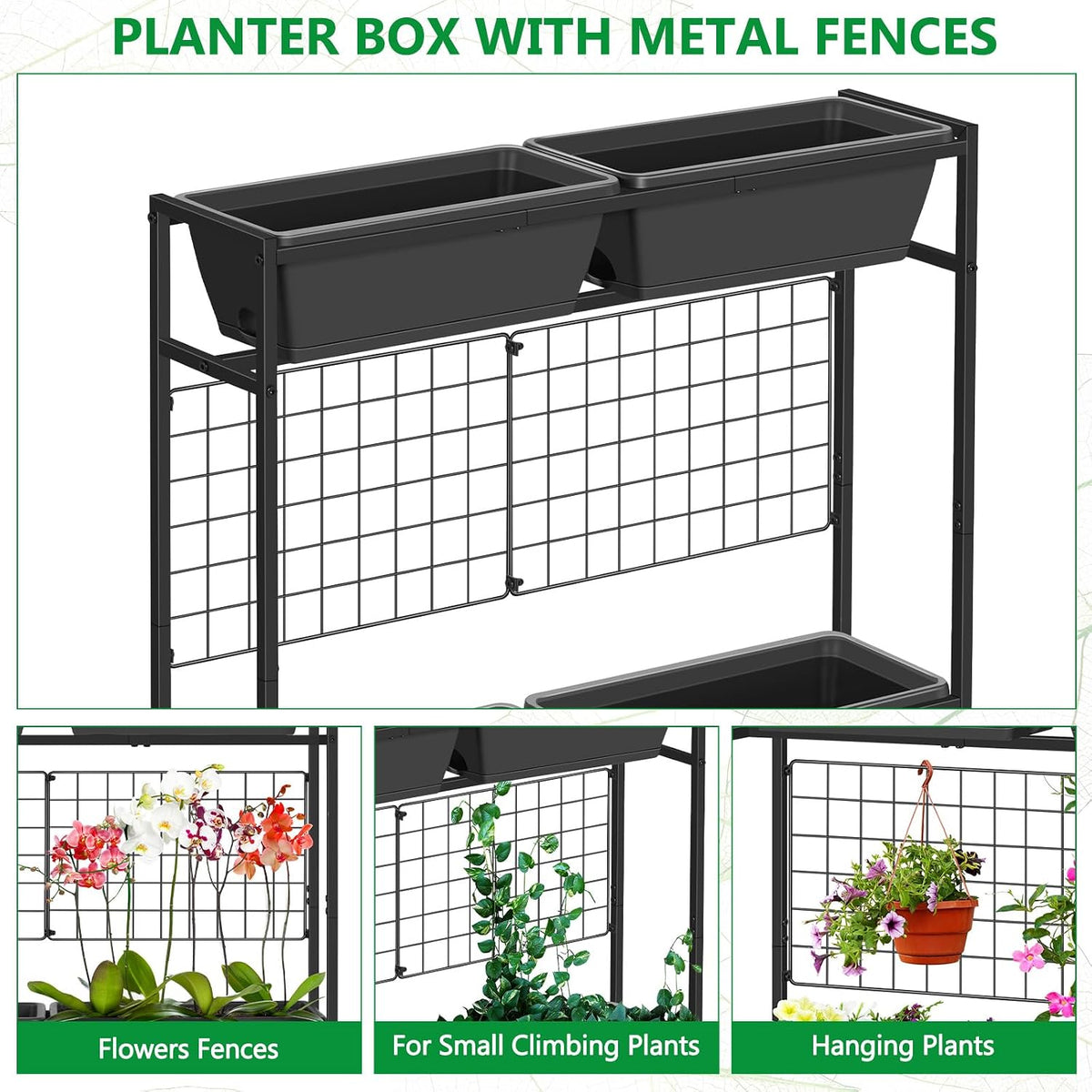 raised garden beds with legs vertical herb garden, front angle view