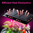 450w outdoor grow lights, full spectrum led plant showing dimensions