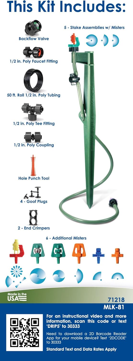 Micro Sprinkler Landscape & Shrub Kit