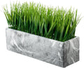 mygift 14 inch artificial green grass plant in, main product view