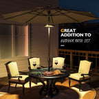 Eletorot Patio Umbrella Lights-Rechargeable Outdoor Lights for Patio Decor | Patio Table Pole Light 28 LED 3 Lighting Modes, Patio Lighting Pool Accessories, Backyard Decor, BBQ, Garden, Camping