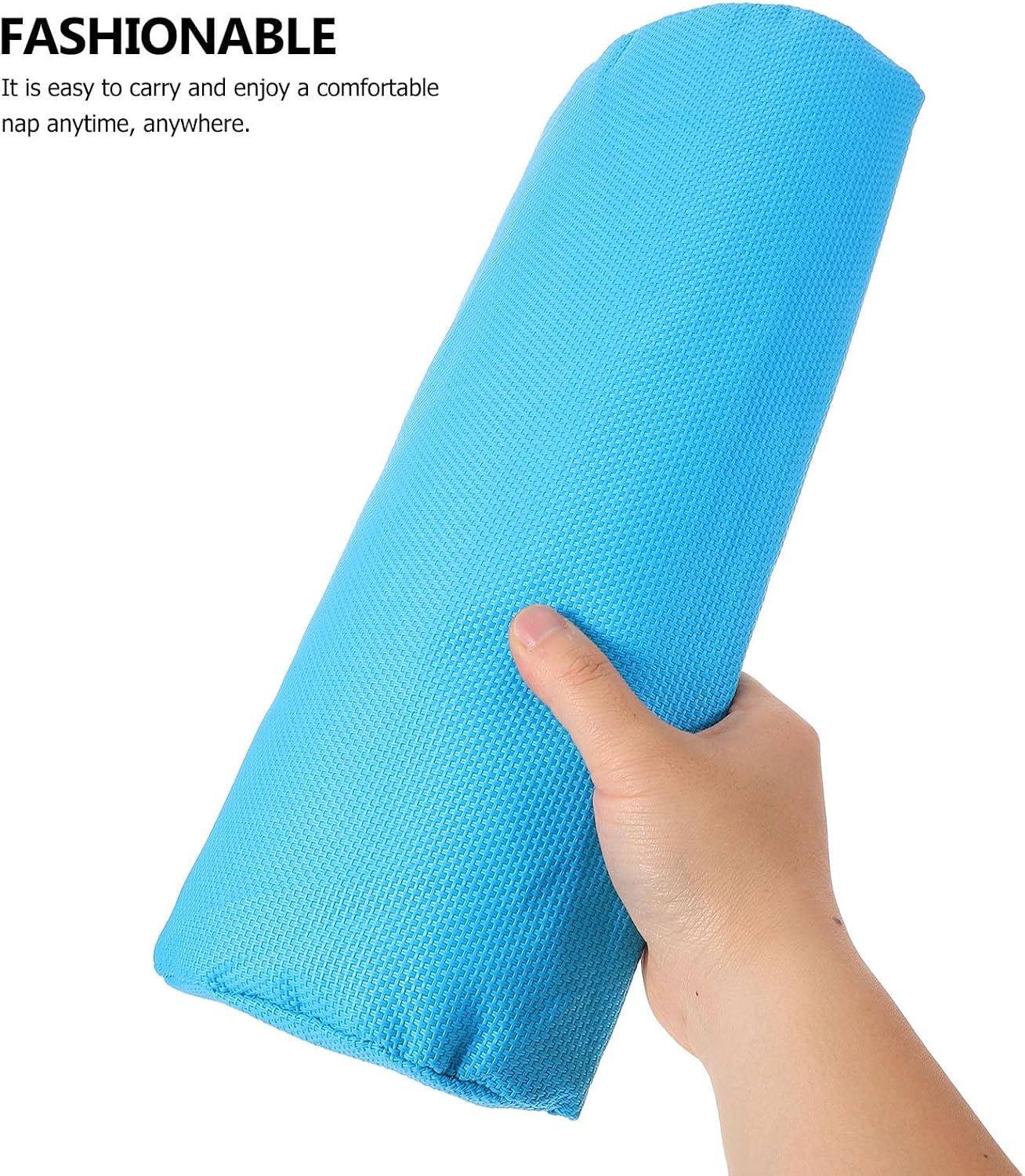 SEWACC Lounge Chair Pillow Blue Polyester Headrest for Home Use | Compact Lightweight Washable Design, Head and Neck Support, Sofa and Home Decor Use