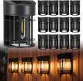 solar fence lights, 12 pack waterproof solar lights, main product view