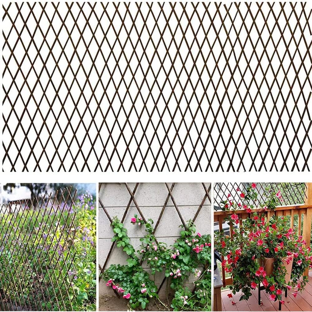 willow expandable lattices fence，garden fence trellis for climbing, main product view