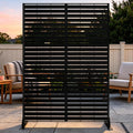 72" h×47" w metal privacy screen, outdoor indoor, main product view