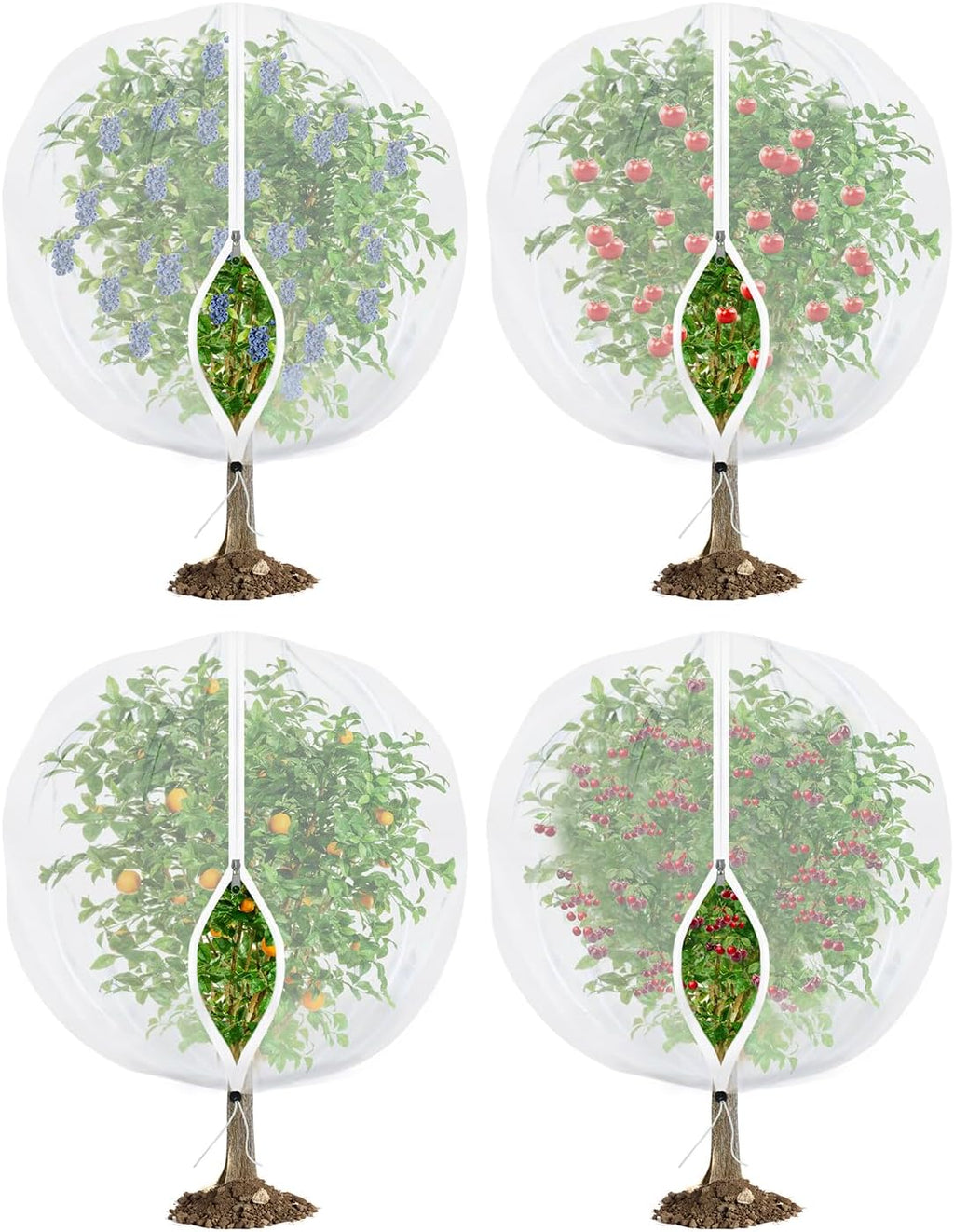 fruit tree netting for cicadas - with zipper, main product view