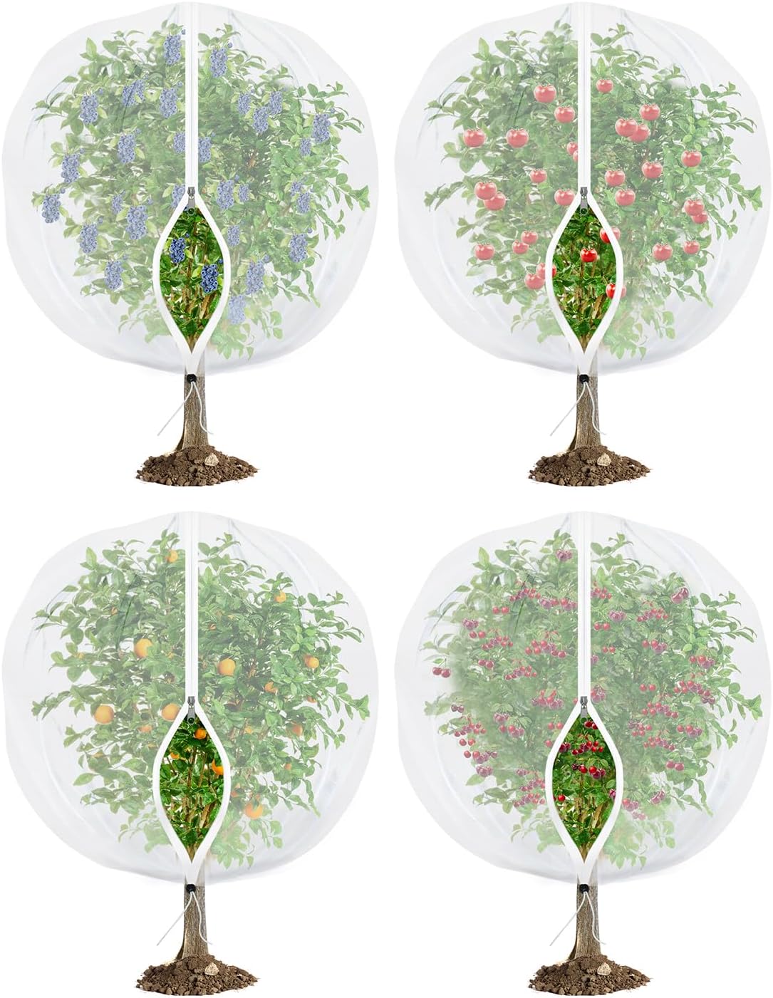 fruit tree netting for cicadas - with zipper, main product view