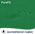 PureFit Outdoor Curtains for Patio Waterproof Weatherproof, UV Resistant Outside Curtains for Gazebo, Front Porch, Pergola, Sun Blocking Privacy Curtain, 52W x 95L inch, 1 Panel, Green