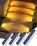 detarzinled solar step lights outdoor ip68 waterproof 4, main product view