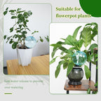 3pcs Large Plant Self Watering Globes, 17.5 oz Plastic Water Bulbs Top Fill, Plant Watering Devices System Slow Release Terracotta, Water Spikes Stakes for Indoor(3pack)
