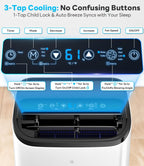 14,000 btu portable air conditioner with wifi &, view 9