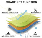 SUNLAX Sun Shade Sail 15' x 20' Peach Fuzz Rectangle Canopy Sail Shade Cover UV Block Permeable Sunshade Outdoor for Patio Backyard Deck Pergola (We Make Custom Size)