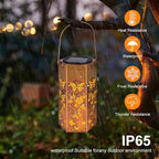 Butterfly Solar Lights Outdoor -Mothers Day Gifts for Mom Grandma, Birthday Gifts for Women, Butterflies Solar Lanterns Outdoor Waterproof Garden Decoration for Outside