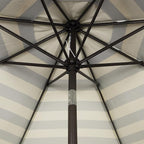 Blissun 9' Outdoor Patio Umbrella, Outdoor Table Umbrella, Yard Umbrella, Market Umbrella with 8 Sturdy Ribs, Push Button Tilt and Crank