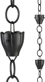 6 cup crocus black aluminum 8.5 ft. rain, main product view
