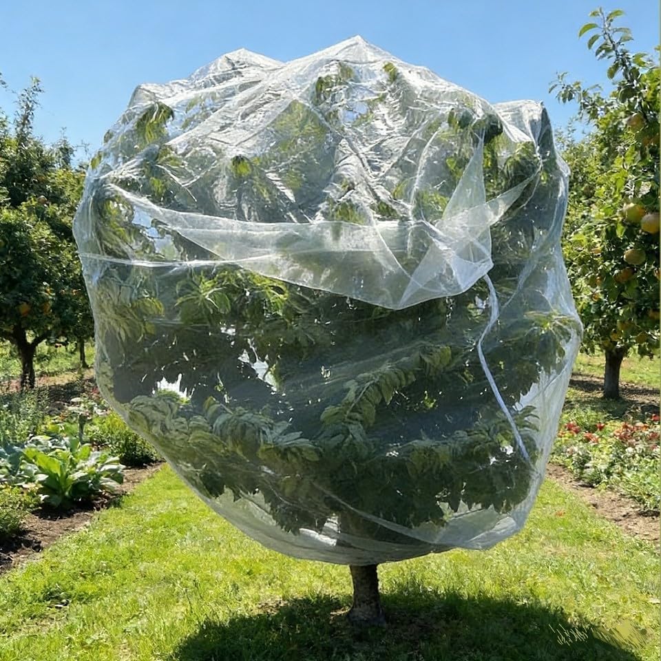 12x16ft extra large fruit tree netting with drawstring, view 9
